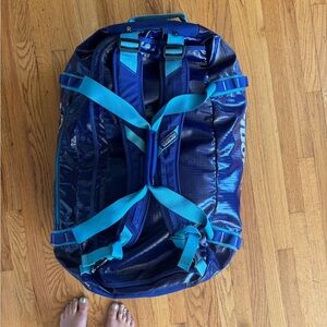 Patagonia 70L black hole backpack duffel bag (Cobalt Blue)